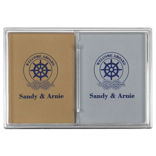 Welcome Aboard Double Deck Playing Cards